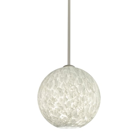 Coco 10 Pendant, Carrera, Satin Nickel Finish, 1x9W LED